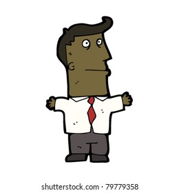 empresario de dibujos animados