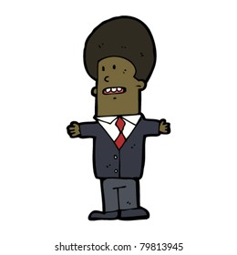 empresario de dibujos animados