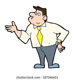 Cartoon Businessman Asking Question Stock Vector (Royalty Free ...