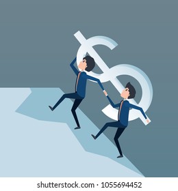 Cartoon businessman design
