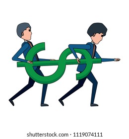 Cartoon businessman design