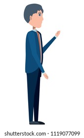 Cartoon businessman design
