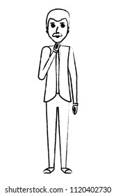 Cartoon businessman design
