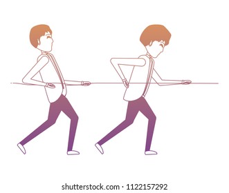 Cartoon businessman design