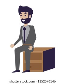 cartoon businessman design