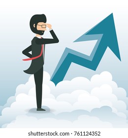 cartoon businessman design concept
