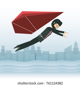 cartoon businessman design concept