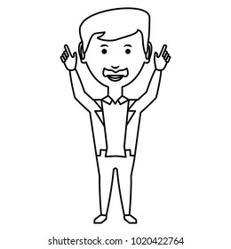 cartoon businessman icon