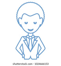 cartoon businessman icon