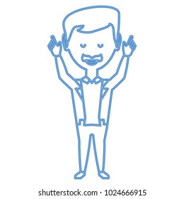 cartoon businessman icon