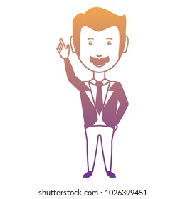 cartoon businessman icon