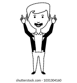 cartoon businessman icon