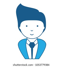 cartoon businessman icon