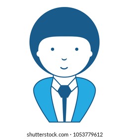 cartoon businessman icon