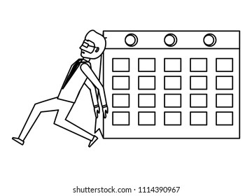 Cartoon businessman icon