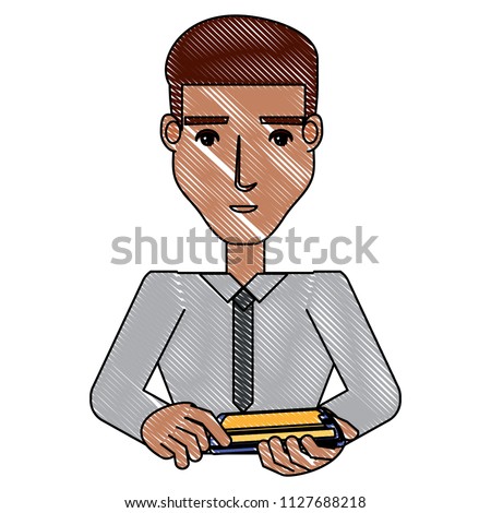 Cartoon Businessman Icon Stock Vector (Royalty Free) 1127688218