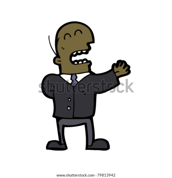 Cartoon Businessman Talking Stock Vector (Royalty Free) 79813942 ...