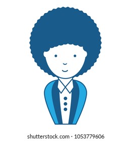 cartoon businesswoma icon
