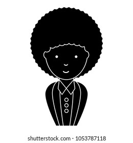 cartoon businesswoma icon