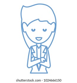Cartoon businesswoman icon