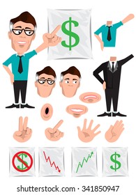Cartoon Bussiness man