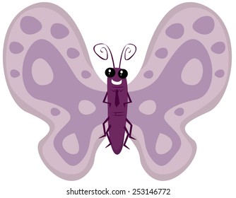 Cartoon butterfly