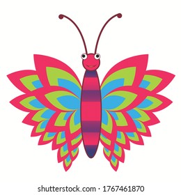 Cartoon Butterfly illustration design vector