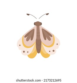 Cartoon butterfly vector illustration. Perfect for kids print, textile, nursery wallpaper