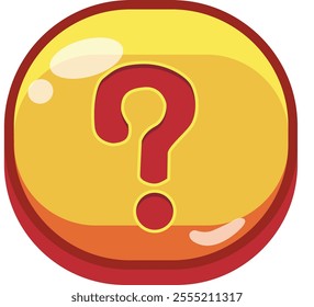 CARTOON BUTTON GAME YELLOW GAMEPLAY PC MOBILE ANIMATION DESIGN ASSET LOGO