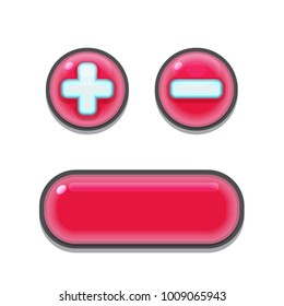 Cartoon Button Set - Mobile Game Assets