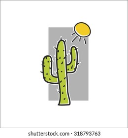 cartoon cactus
