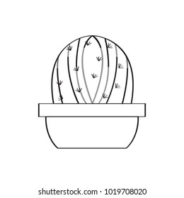Cartoon cactus sketch