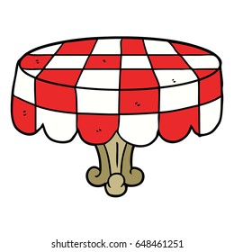 tabla de cafeterías de dibujos animados