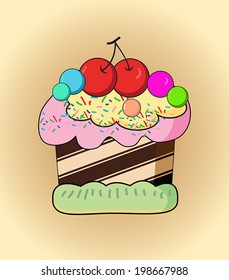 Cartoon cake