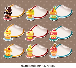 cartoon cake card