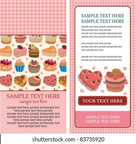 cartoon cake card