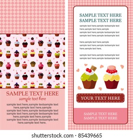 cartoon cake card
