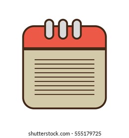 cartoon calendar date month plan desing vector illustration eps 10