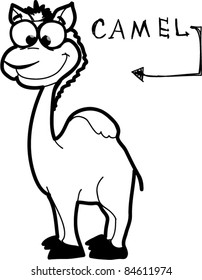 cartoon camel