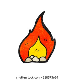 fuego de caricatura