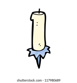 vela de dibujos animados