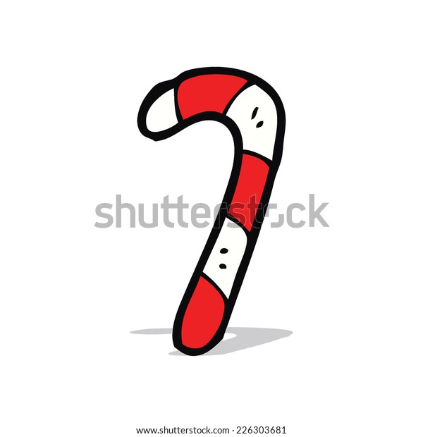 Cartoon Candy Cane Stock Vector Royalty Free 226303681