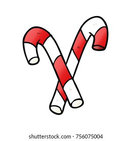 cartoon candy canes