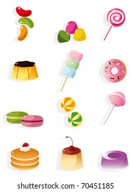 cartoon candy icon