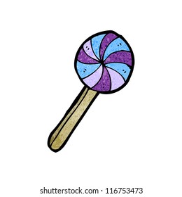 cartoon candy lollipop
