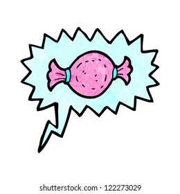 cartoon candy symbol