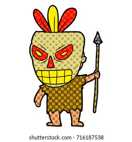 cartoon cannibal shaman