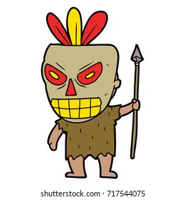 cartoon cannibal shaman