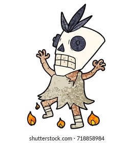 cartoon cannibal shaman