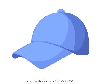 Cartoon cap with visor vector illustration